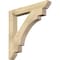 Ekena Millwork Merced Slat Rough Sawn Bracket, Douglas Fir, 4"W x 32"D x 32"H BKT04X32X32MRC06RDF - alternate 1
